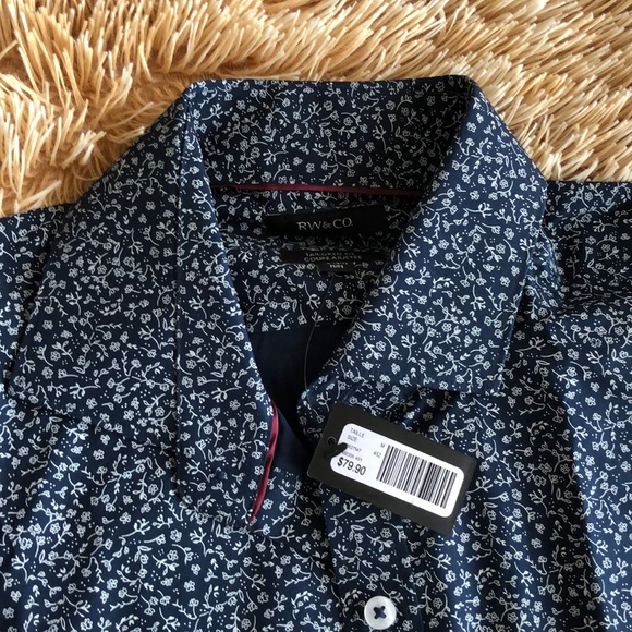 RW&CO. Tailored Fit Dress Shirt - Picture 1 of 5